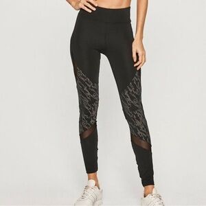 Desigual Black Print Leggings